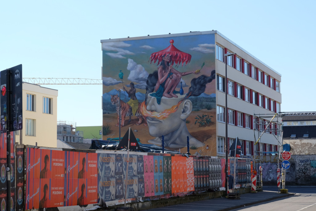 Mural von Aec Interesni Kazki in der Vogelsanger Straße